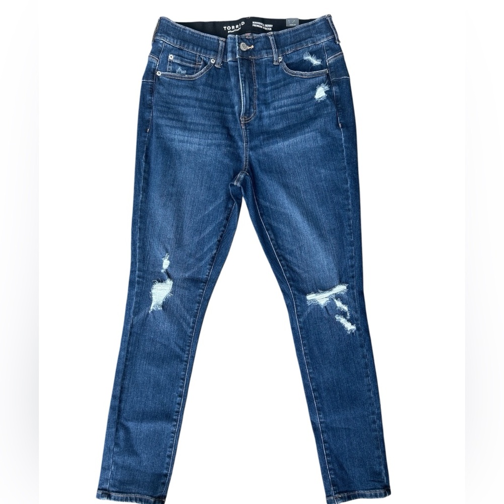 torrid Bombshell Distressed Skinny Jeans